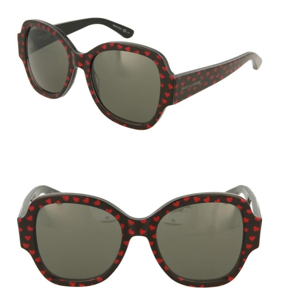 Brand New Saint Laurent 53mm heart sunglasses
